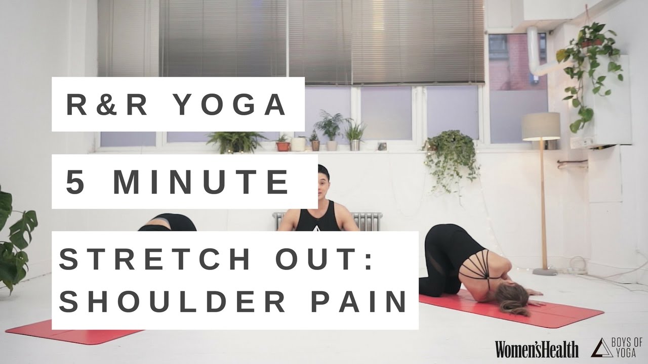 YOGA FOR SHOULDER PAIN VIDEO | 5 MINUTE REST & RECOVERY FLOW