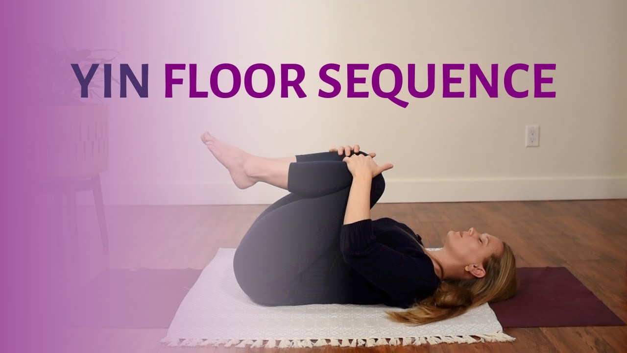 Yin Yoga Floor Sequence | 45 min Yin Yoga for Hips, Legs and Spine 🌱