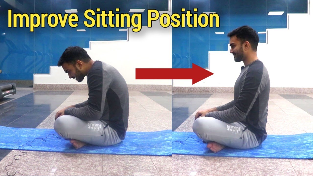 One stretch to improve sitting position | Axeemyoga | Urdu