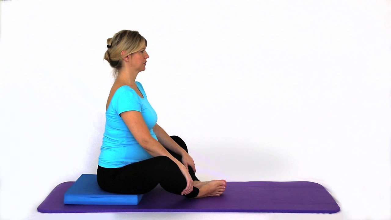 Pregnancy Exercises – Yoga Sitting Tailor Pose