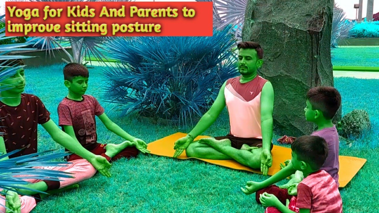yoga for kids and parents2020//improves your sitting posture #yogaforkidsbegginers2020#kidsfun#vizag