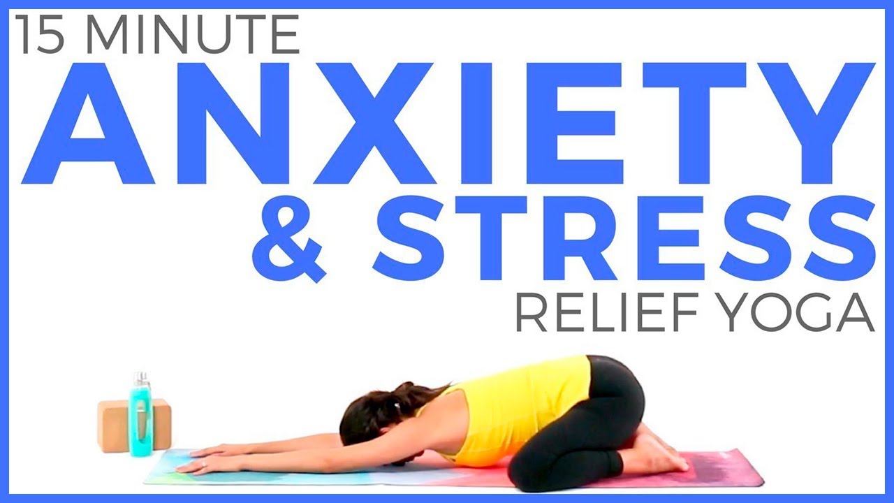 15 minute Relaxing Yoga for Anxiety and Stress Relief | Sarah Beth Yoga