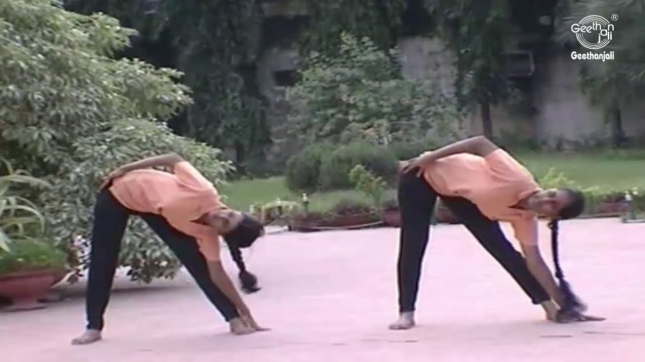 Yoga Exercise For Beginners In Tamil (யோகா ஆரம்ப நிலை பயிற்சி) – Sideward Bending (நின்றபடி)