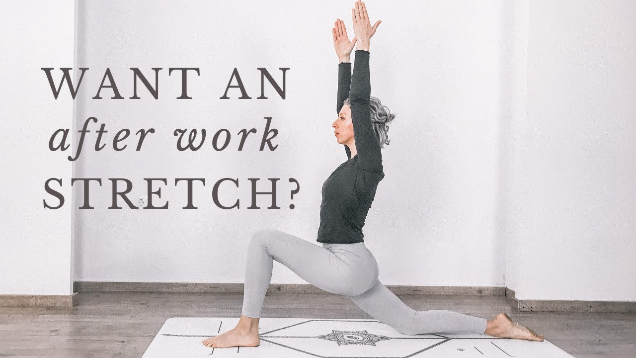 ANTI DESK YOGA | chest opening yoga with standing forward bend