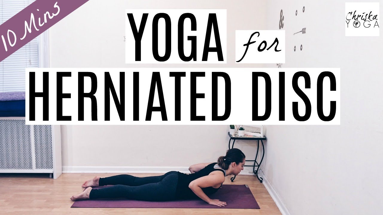 10 Min Yoga Routine for Herniated Disc | Yoga for Low Back Pain Relief | ChriskaYoga