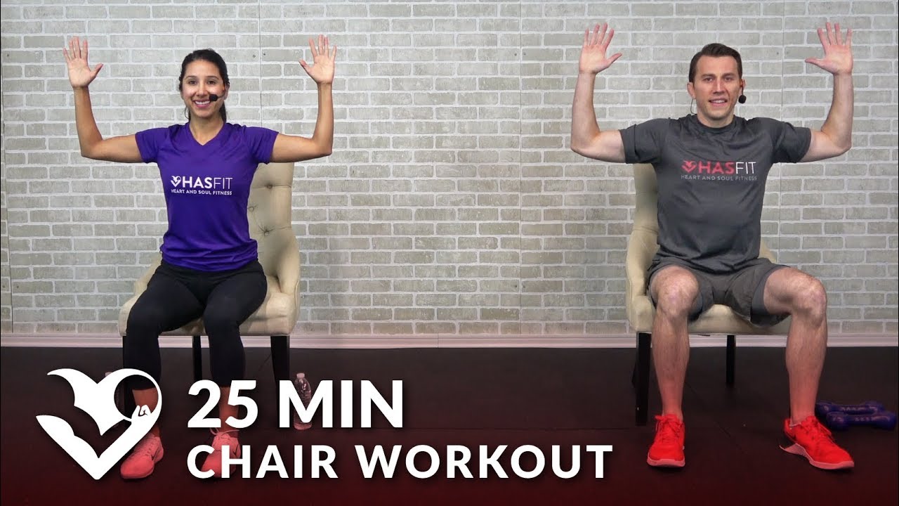 25 Min Chair Exercises Sitting Down Workout – Seated Exercise for Seniors, Elderly, & EVERYONE ELSE