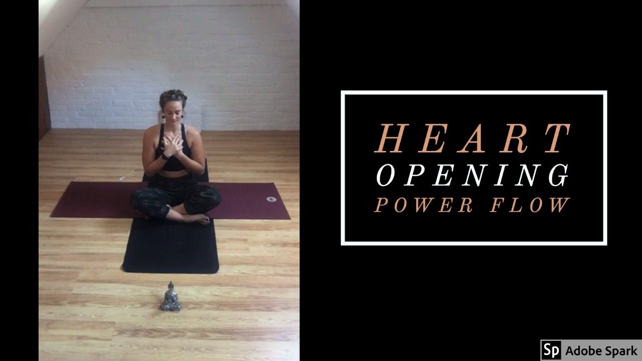 45 Minute Power Yoga Flow | To Open The Heart | Back Bends & Chest Openers