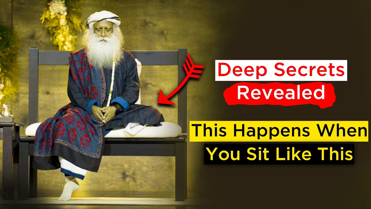 Sit like this and see the magic unfold || Sadhguru revealed his posture secrets