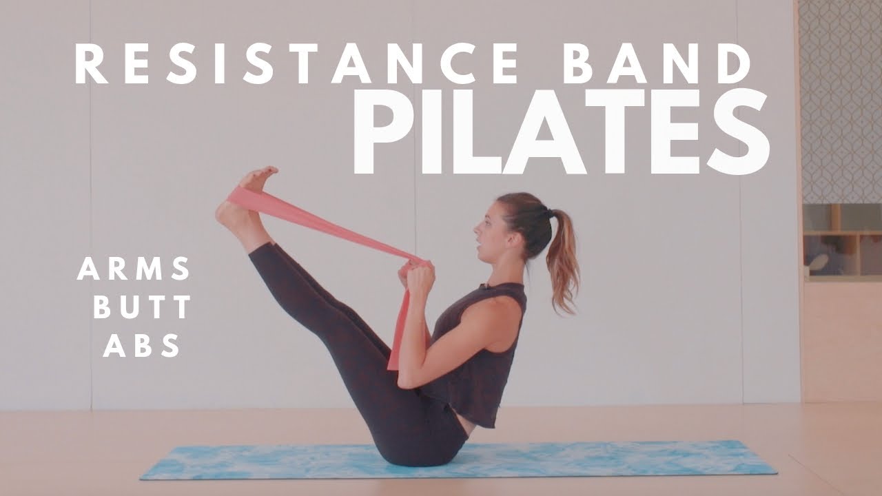Resistance Band Pilates Workout | Arms, Butt, Abs | 15 Minute Routine | Lottie Murphy
