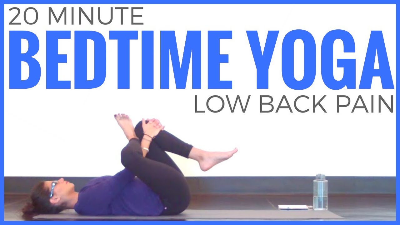 20 minute Beginners Bedtime Yoga for Lower Back Pain | Sarah Beth Yoga