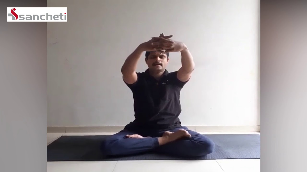 Simple yoga Asanas in sitting position | Dr. Neeraj Athavale | Sancheti Hospital, Pune