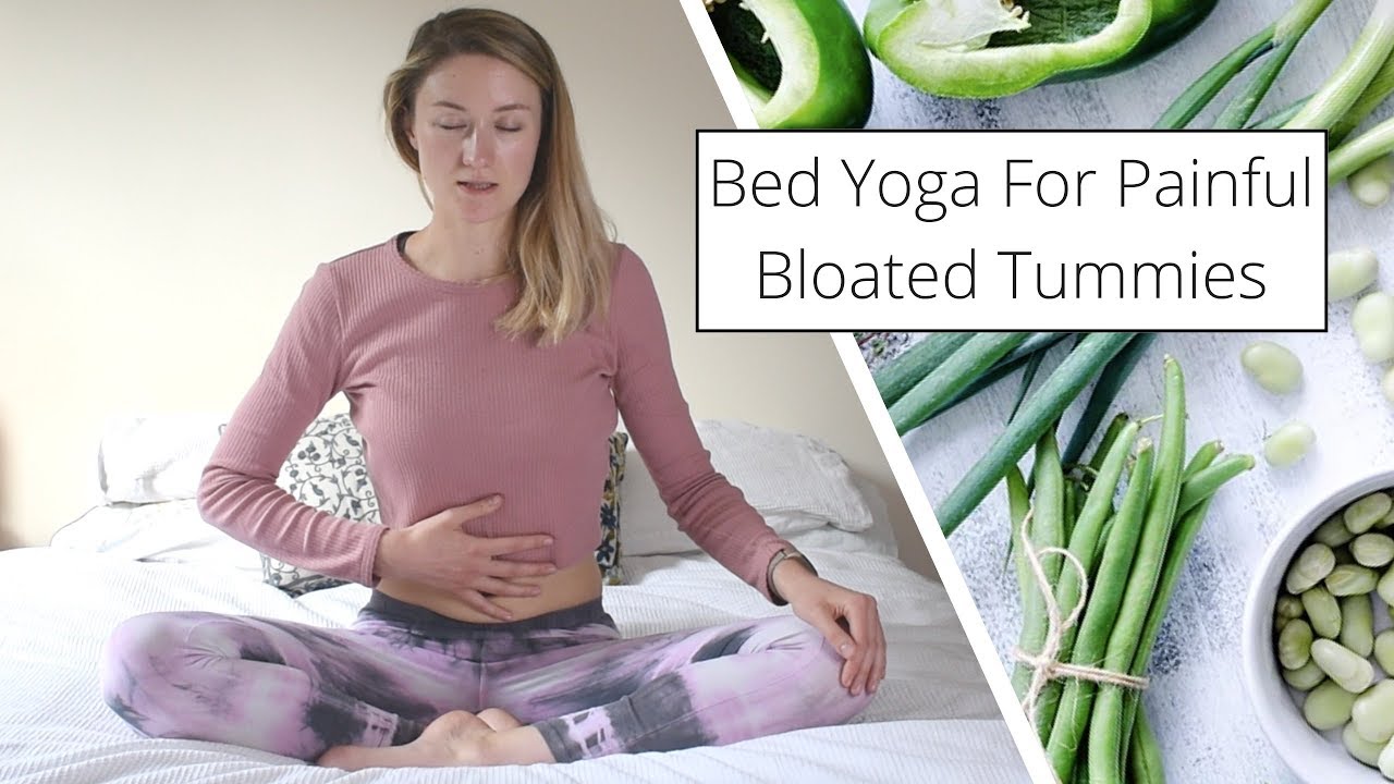 Bedtime Yoga For An Upset Tummy 😴 IBS Painful, IBS, Bloating,
