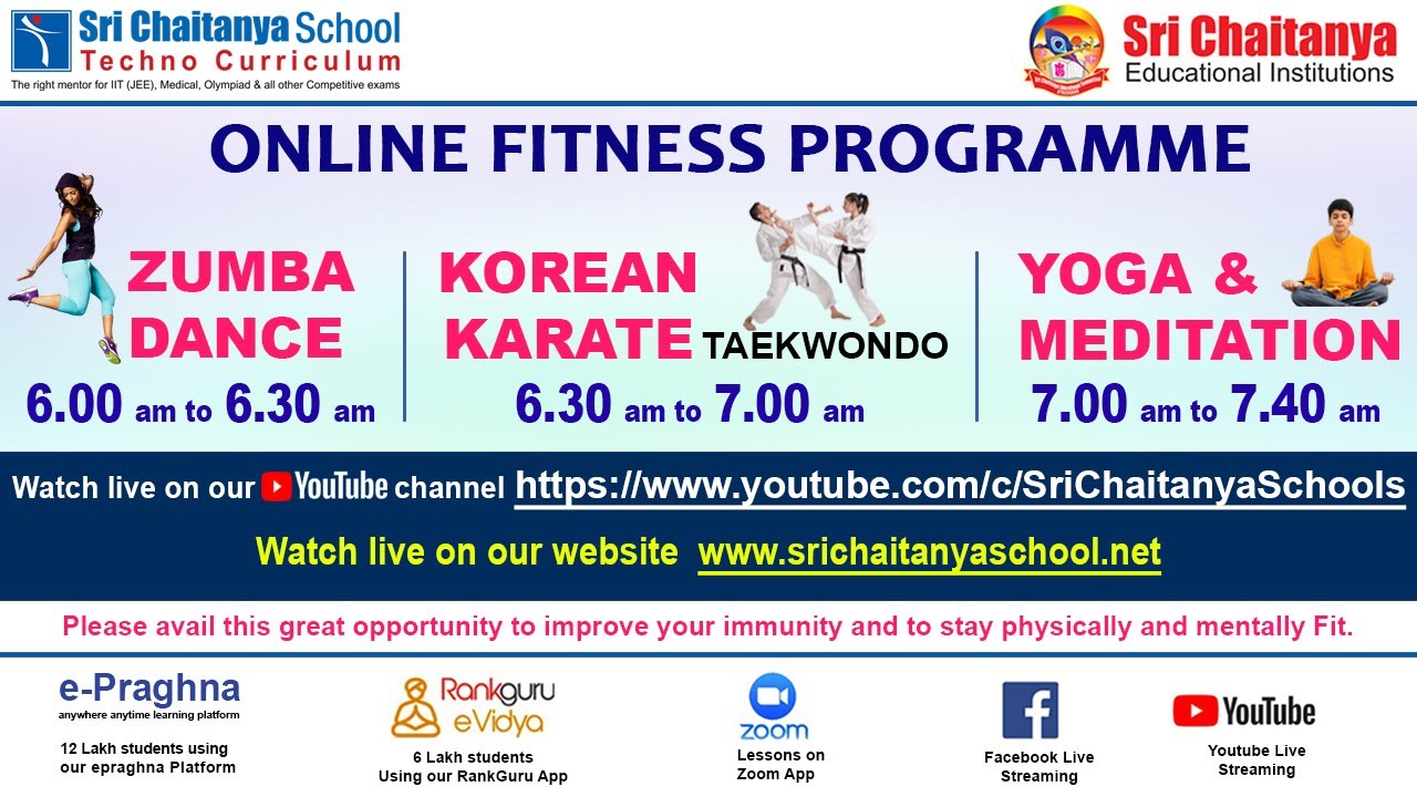 Sri Chaitanya School || Online Yoga Class Episode -93