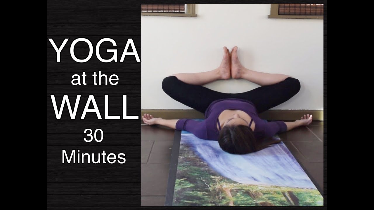 Gentle Yoga at the Wall – Stretches for Lower Back, Hamstrings, Hips & Inner Thighs (30 Minutes)