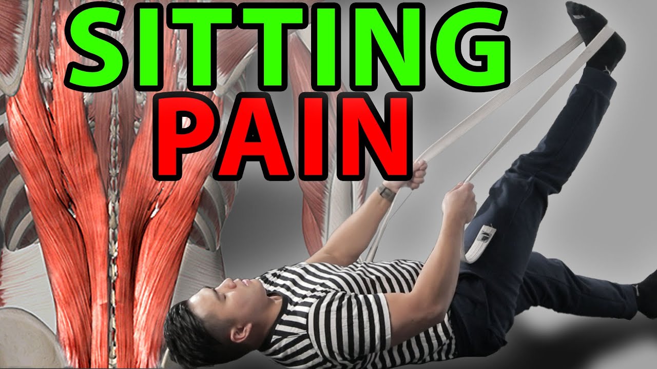 4 Best Stretches To Fix Back Pain From Sitting | Hip Pain & Back Pain