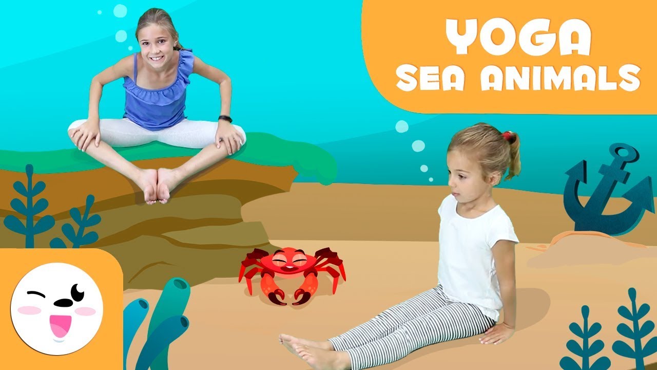 YOGA for Children – Aquatic Animals Yoga Poses  – Yoga Practice Tutorial