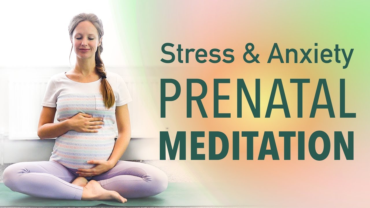 Prenatal Meditation ♥ Mindfulness Pregnancy Yoga Relaxation Techniques For Stress & Anxiety ♥