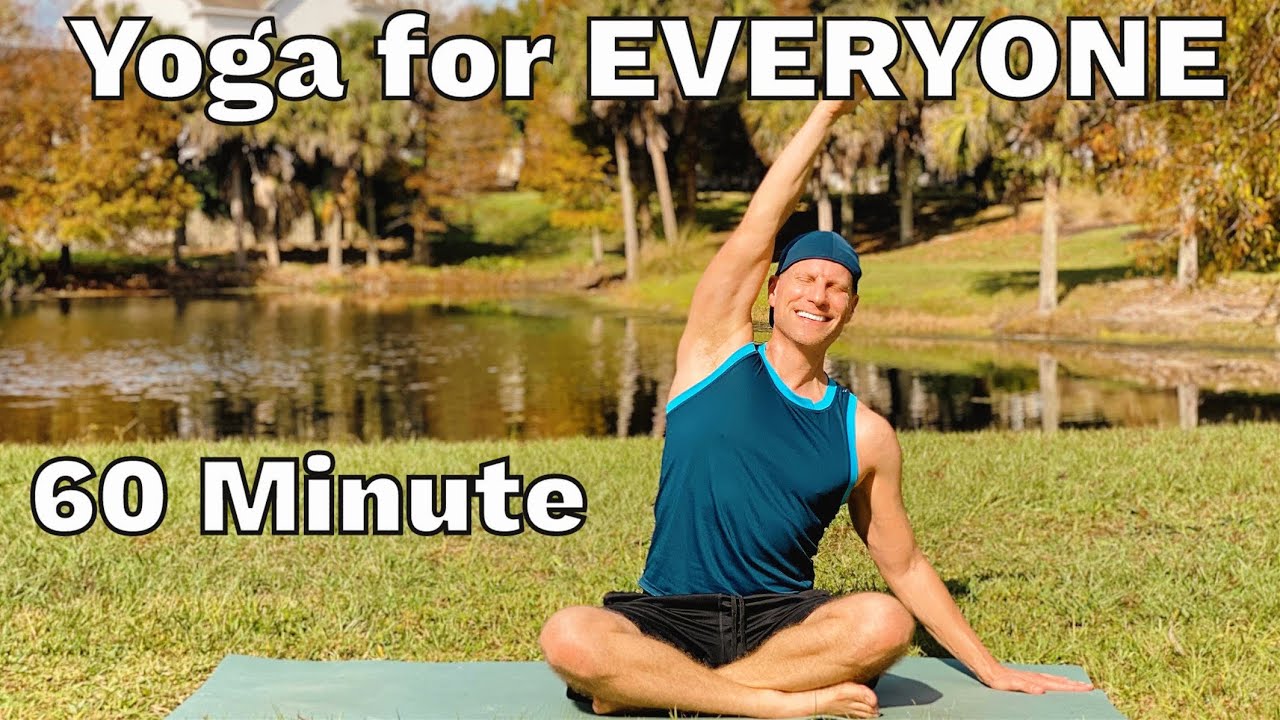 60 Min Full Body Yoga Class for EVERYONE – 1 Hour Flexibility Yoga – Sean Vigue