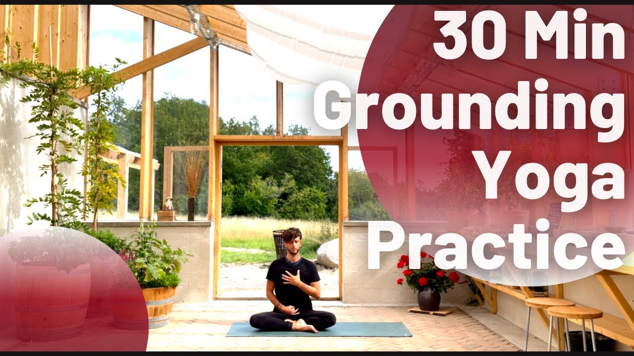 Yoga for Grounding – 30 min Langhana Practice – low lunge Anjaneyasana, twists, forward folds, rest