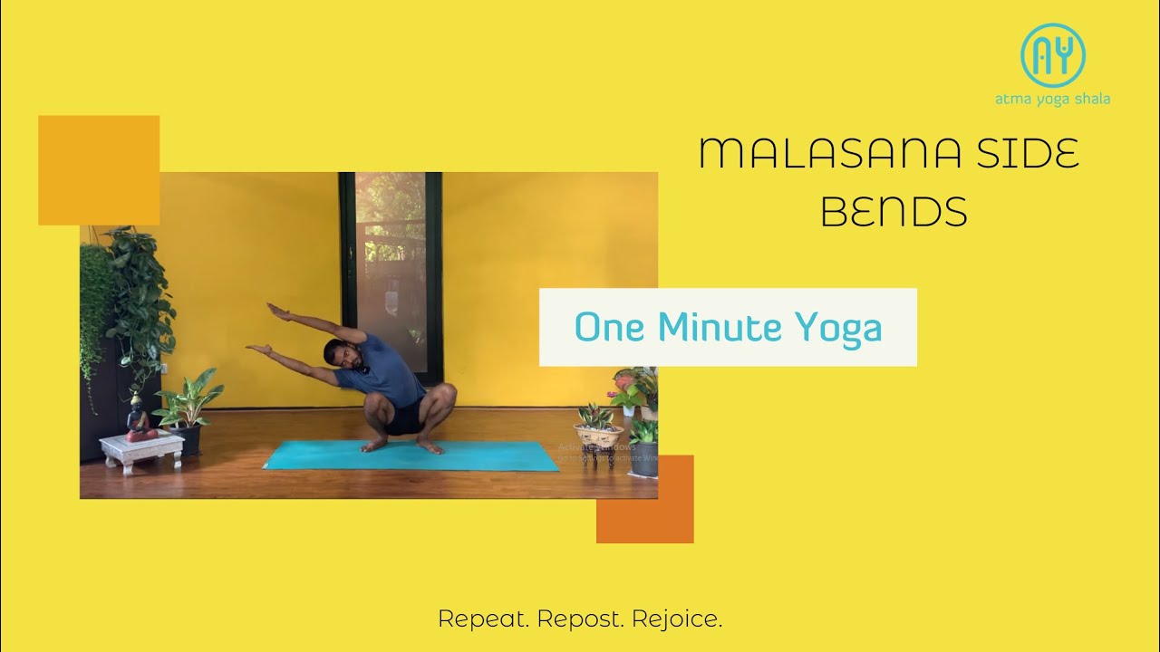 Malasana Side Bends | One-Minute Yoga | Atma Yoga Shala