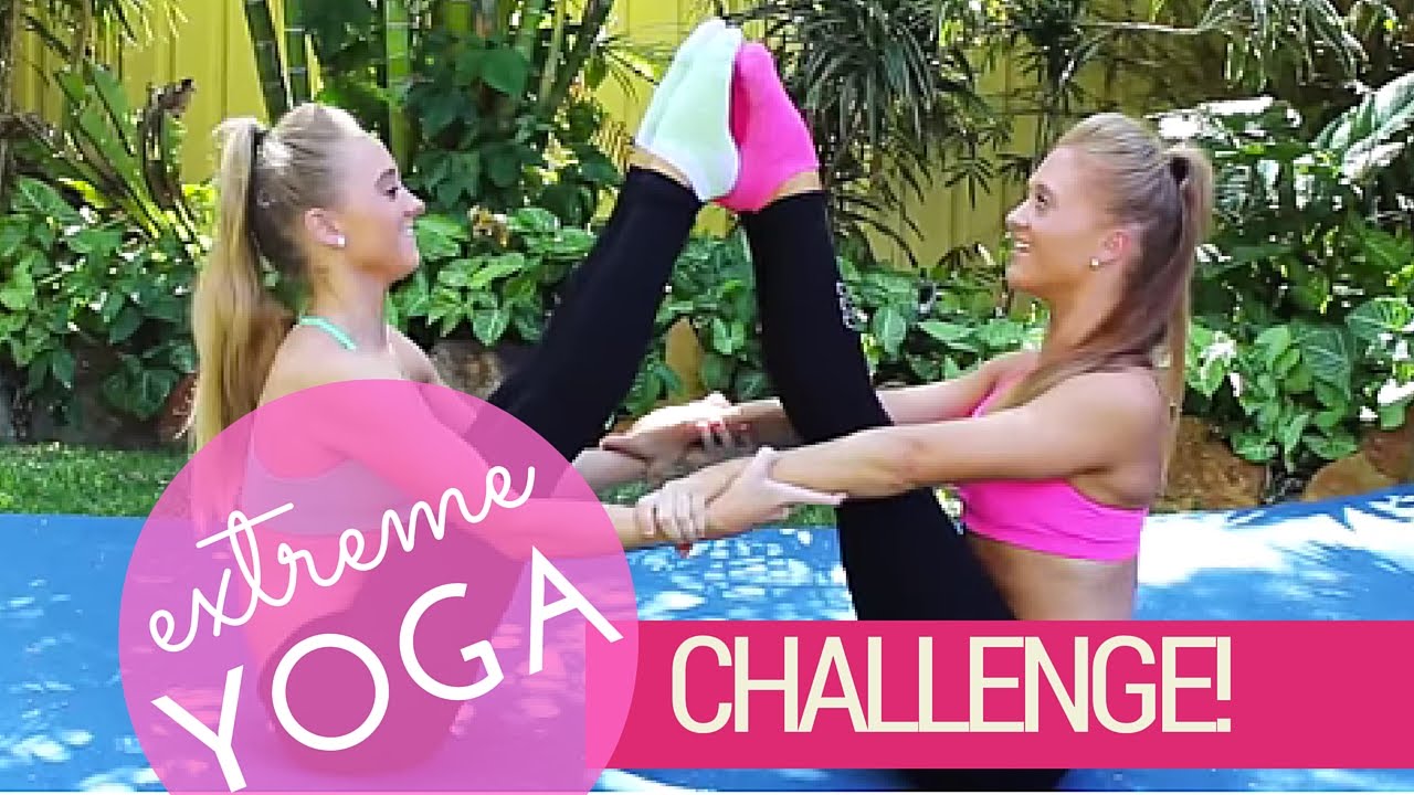 Extreme Yoga Challenge! | Teagan & Sam