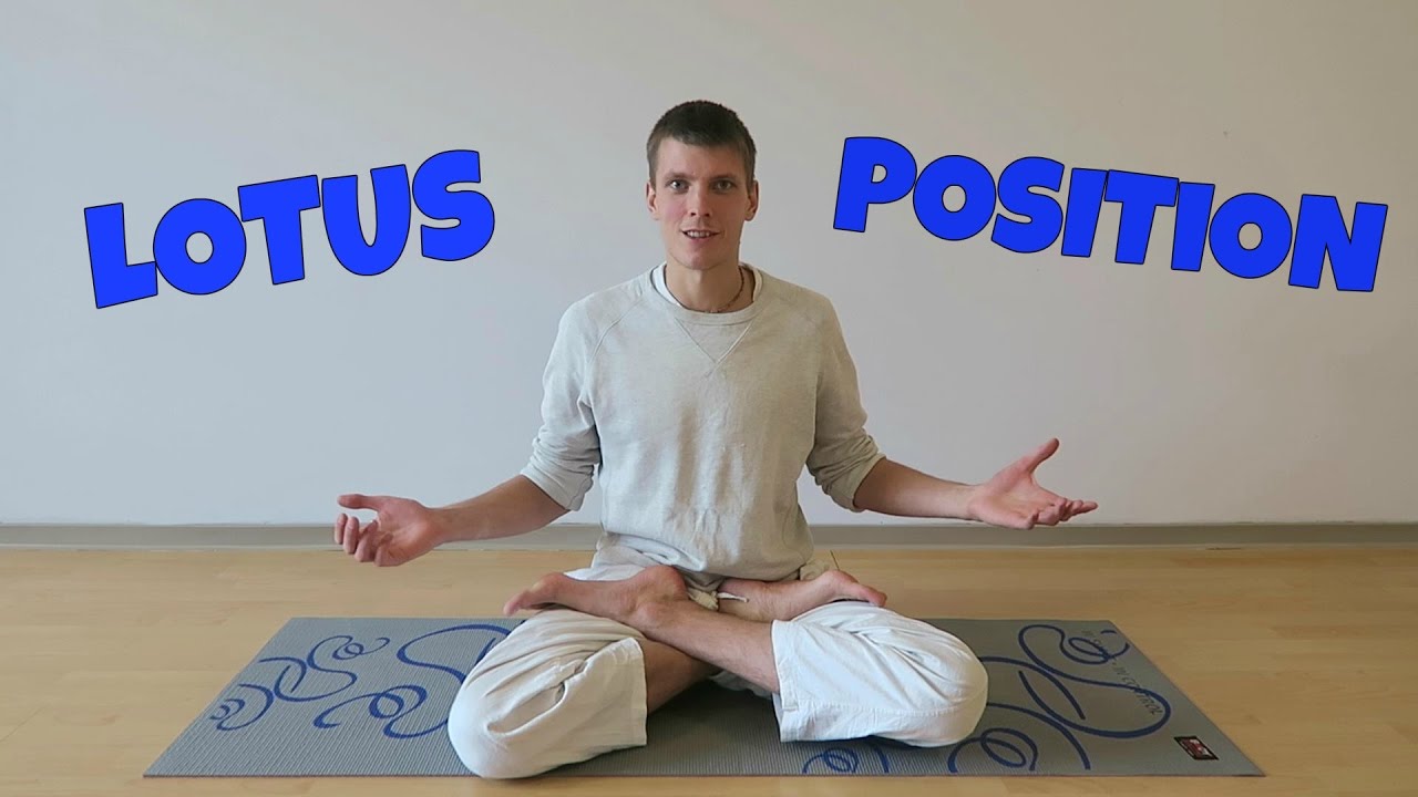 Lotus Position – Developing Flexibility – Yoga Padmasana Sitting Position