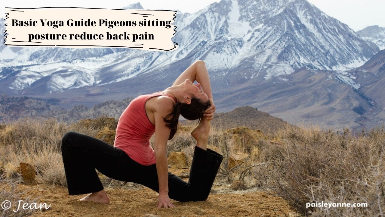 Basic Yoga Guide Pigeons sitting posture reduce back pain