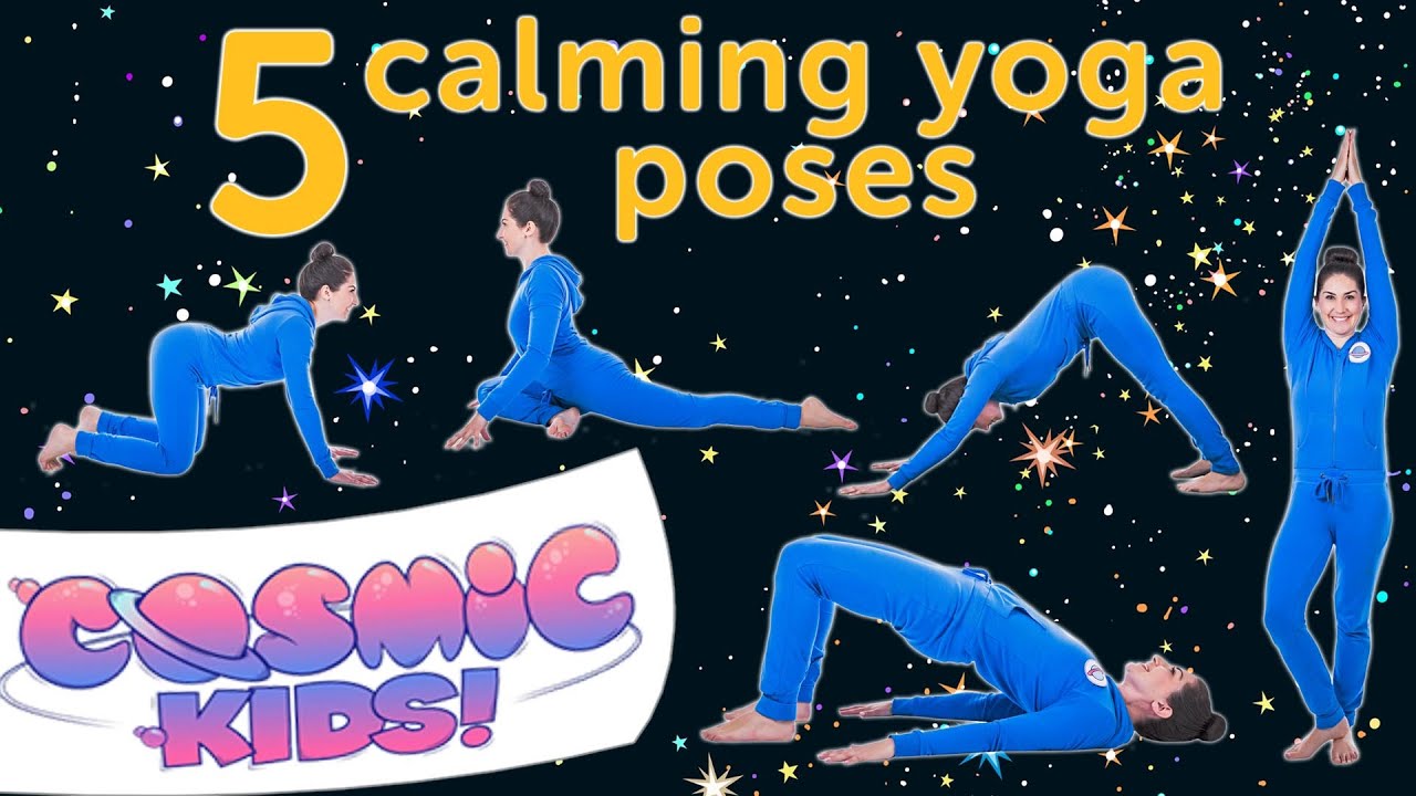 5 Calming Yoga Poses For Kids ✨  | Cosmic Kids