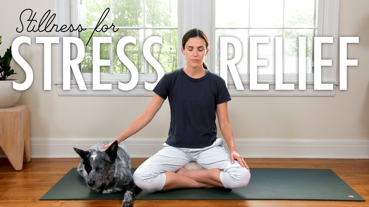 Stillness For Stress Relief  |  15-Minute Meditation  |  Yoga With Adriene