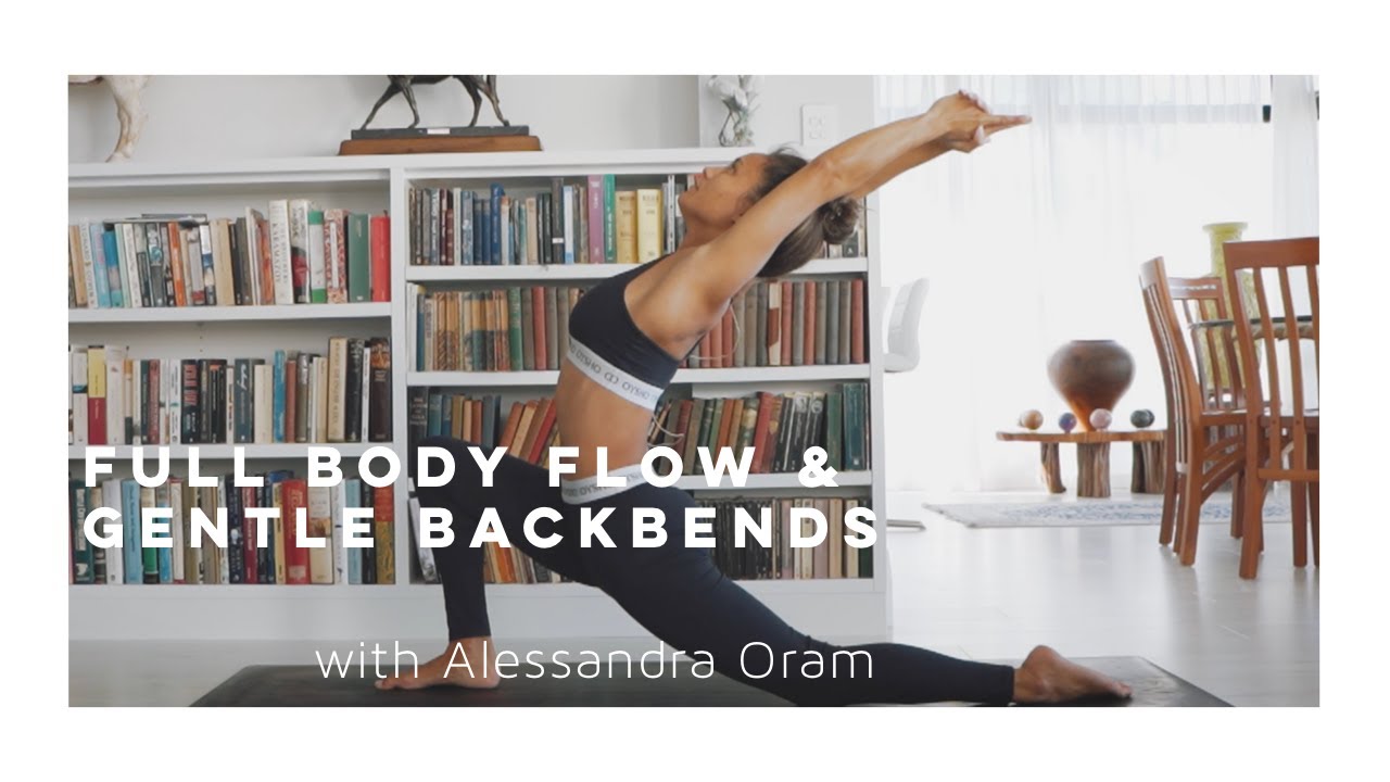FULL BODY FLOW GENTLE BACK BENDS – 45 MIN with @ABSMO 2020