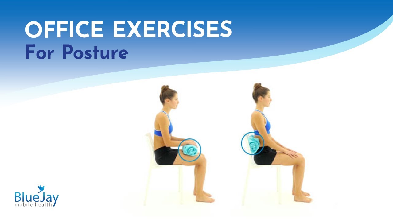 Towel Roll Lumbar Sitting Posture | Office Exercises to Improve your Posture