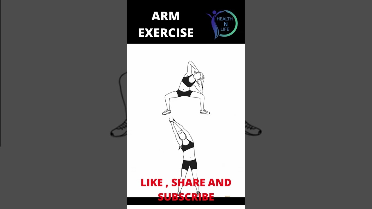 HOW TO LOSE ARM  FAT /  SIDE BENDS EXERCISE #shorts