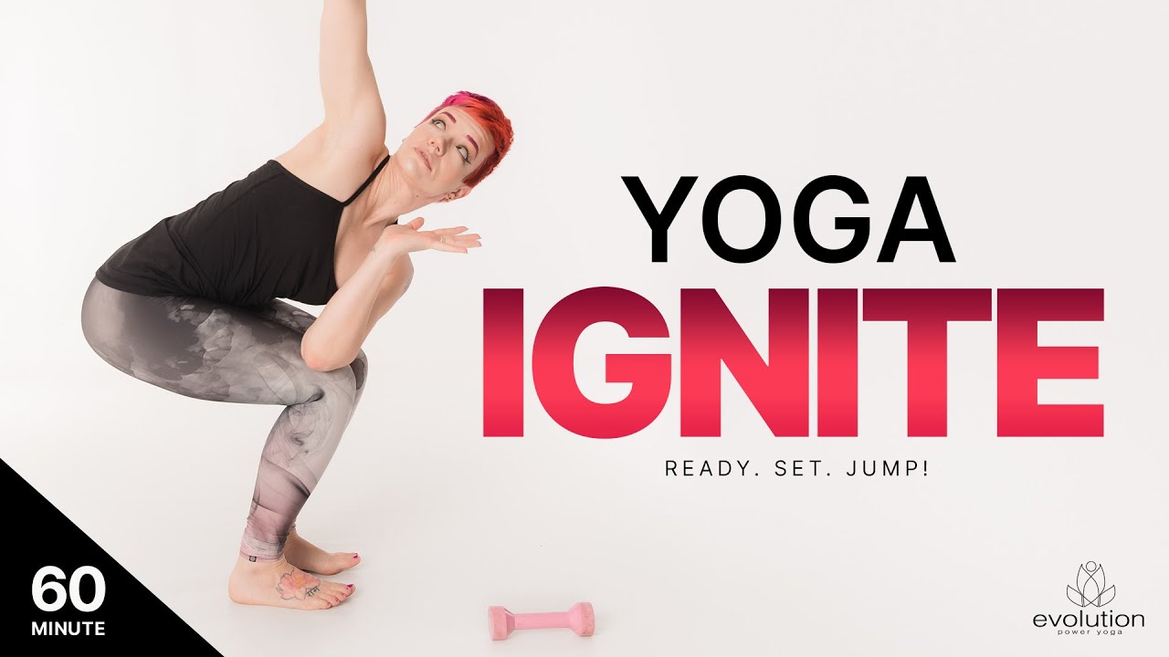Yoga Ignite (HIIT Yoga) 60-Minute Practice | Ready, Set, Jump!