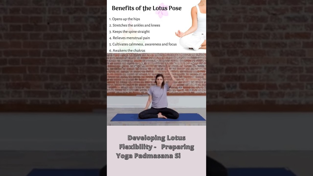 Developing Lotus Flexibility – Preparing Yoga Padmasana Sitting Position! #yoga #workout #exercise