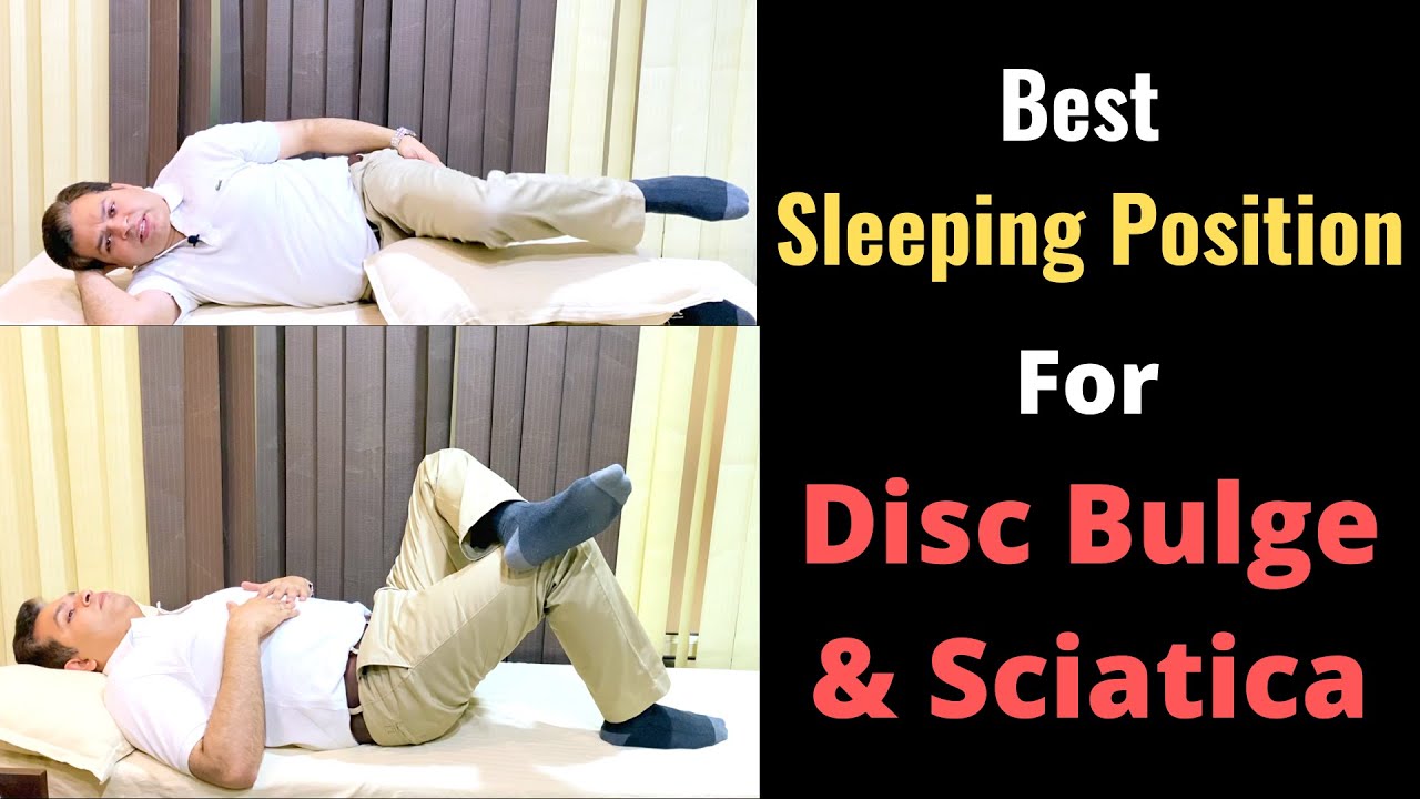 How to sleep in Lower Back Pain, Sleeping Position for Herniated Disc, How to Sleep with Sciatica