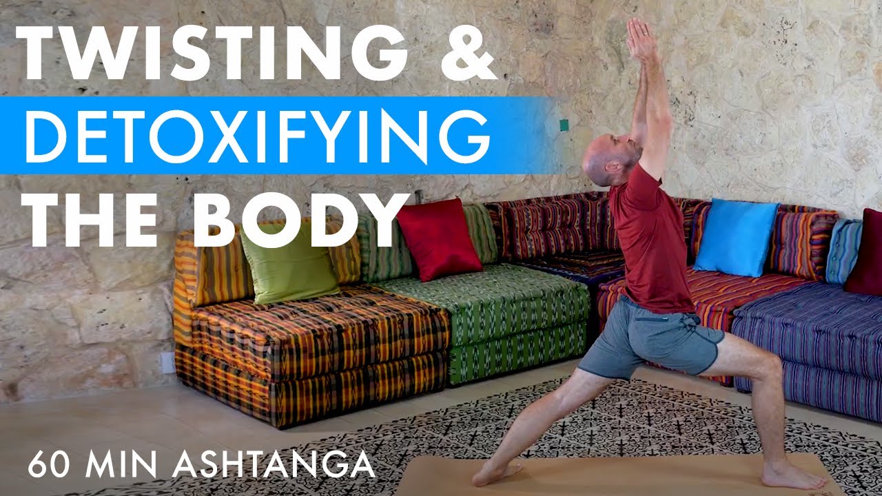 Abdominal Deep Massaging with Twists. 60 Min Ashtanga Yoga