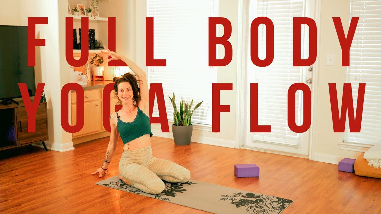 FULL BODY FLOW – Beginners, Feel Good, Total Body Stretch Routine || 20 mins