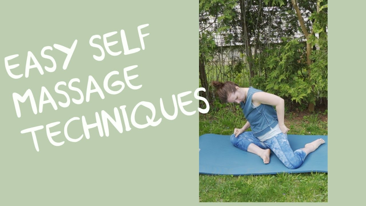 Reduce Back and Hip Pain with Gentle Self Massage #Shorts