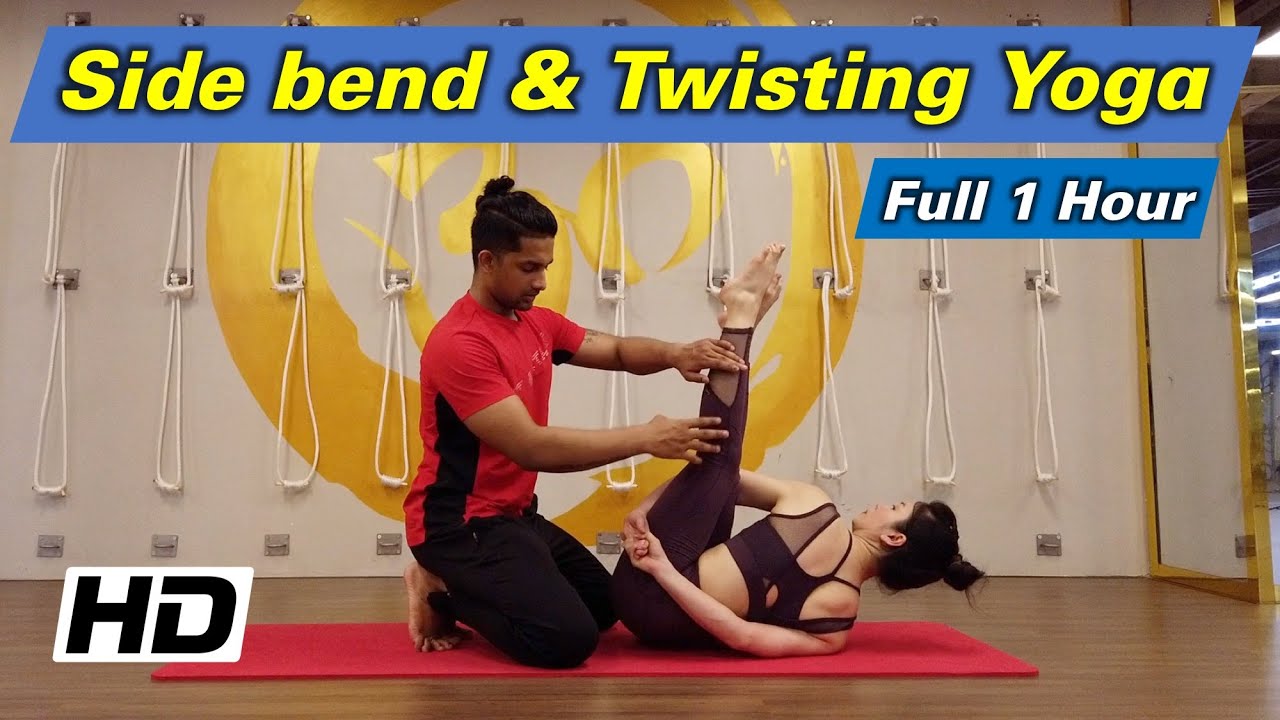 Full 1 Hour Yoga Class | Side Bend & Twisting Yoga Class | Yograja