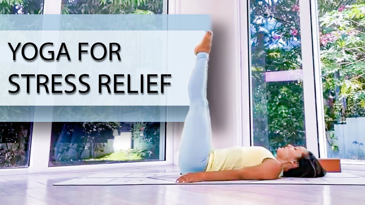 One Hour Calming Yoga for Stress Relief, Deep Stretching and Relaxation