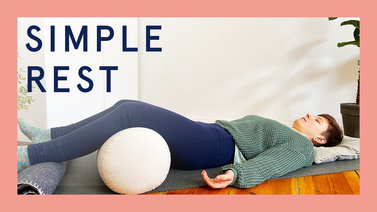 Restorative Yoga Simple Rest (auf deutsch) | Komplett entspannen & loslassen