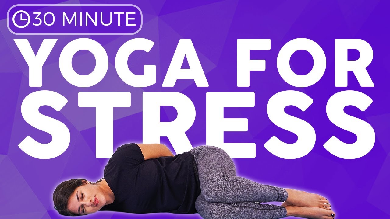 30 minute CALMING Yoga for Stress Relief | Sarah Beth Yoga
