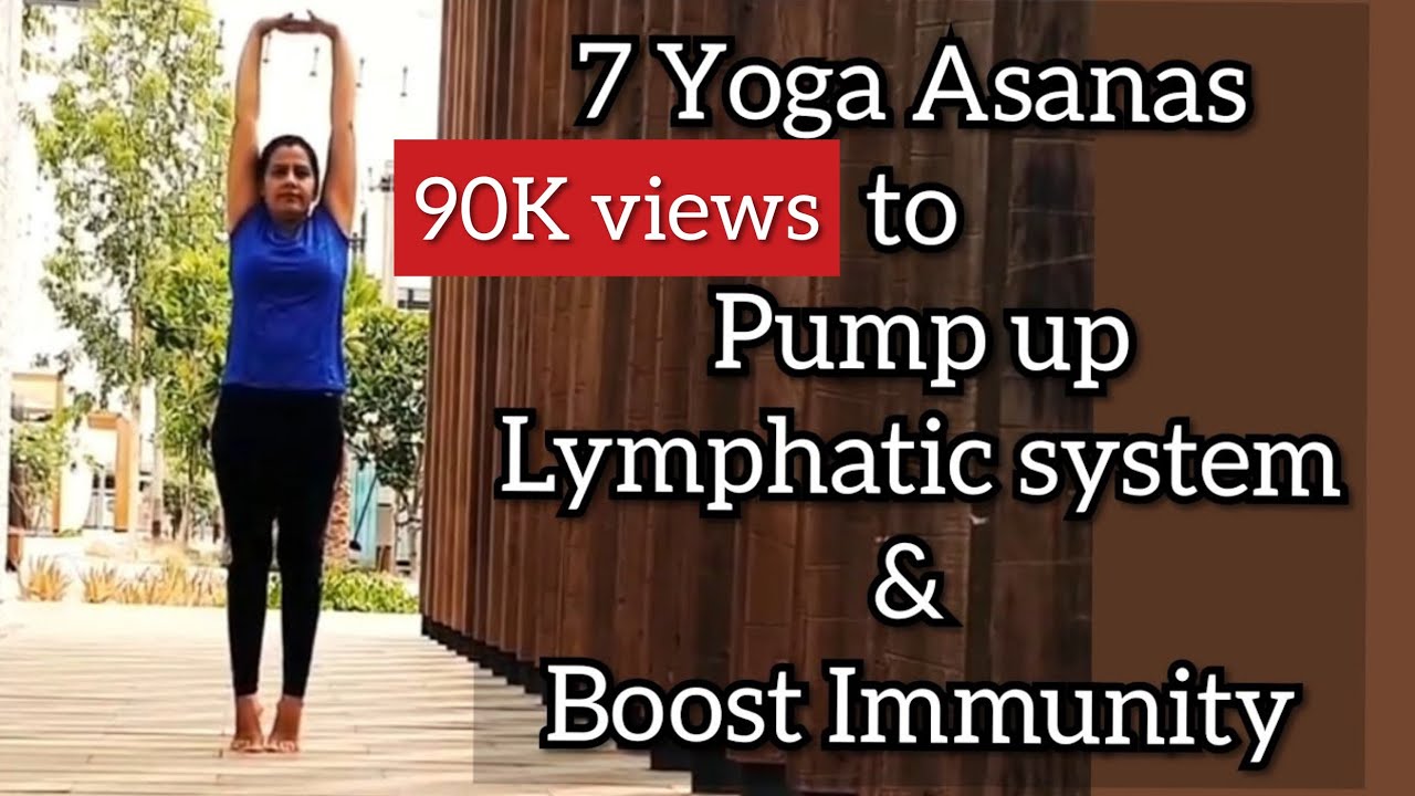 7 Yoga Poses to pump up Lymphatic System & Boost Immunity | 7 Minutes Immunity booster Yoga