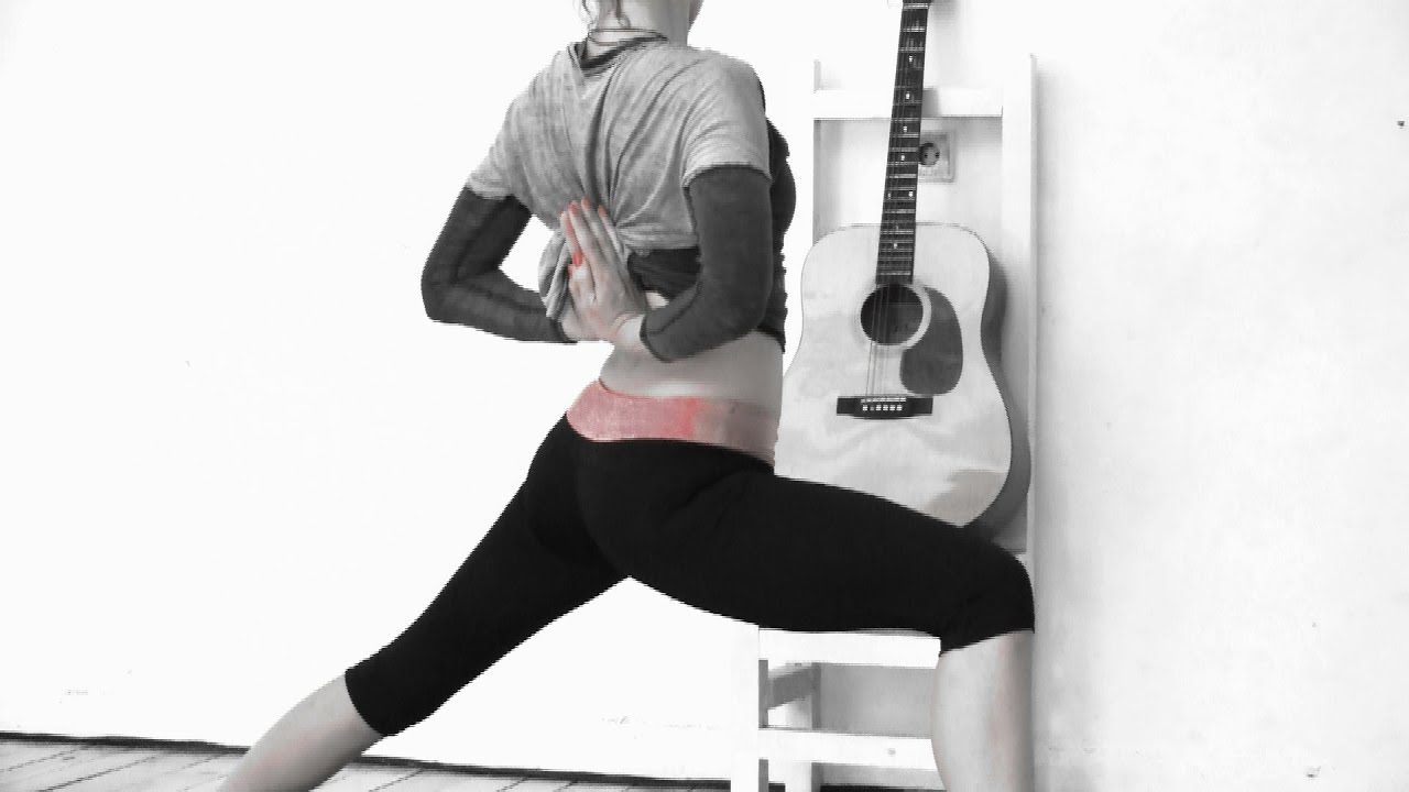 AK124 Free Fluid moves Dance Yoga Intermediate class backbends shoulders