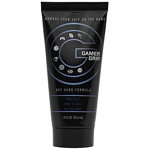 Gamer Grip Instant Dry-Touch Gel – 1 Ounce Bottle, Ultimate Anti-Slip Gripping Aid for Professional Gamers and Athletes