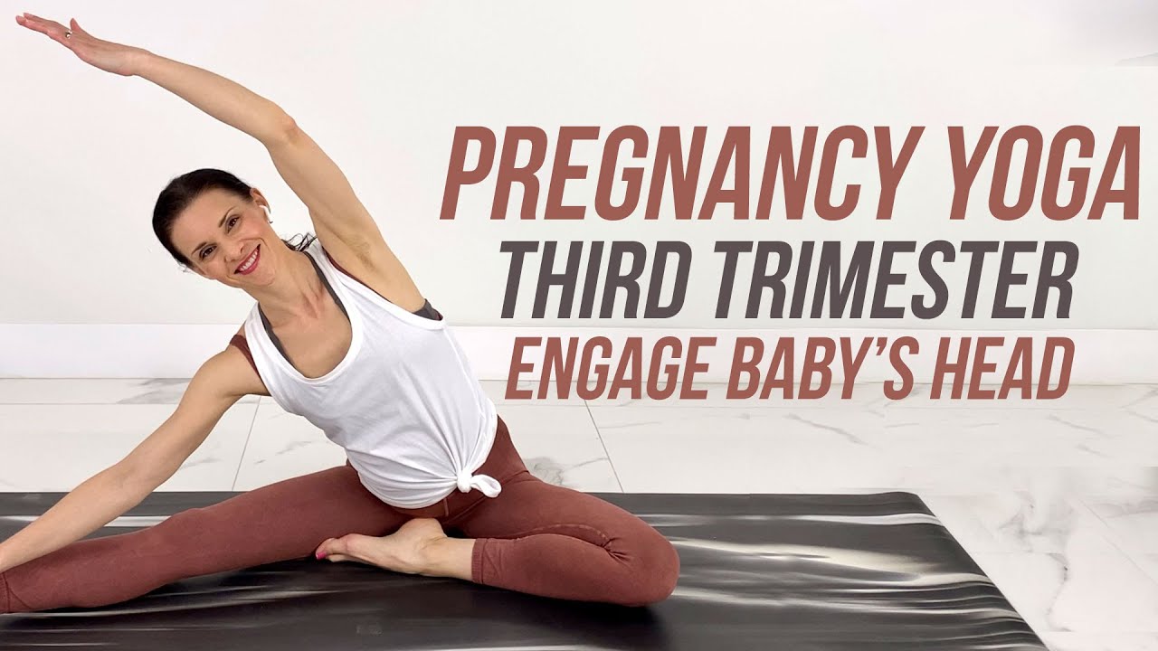 Pregnancy Yoga Third Trimester | Engage Baby Into Pelvis | Natural Birth Preparation