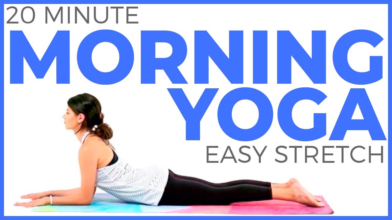 20 minute Easy Morning Yoga Stretch for Posture & Positivity | Sarah Beth Yoga