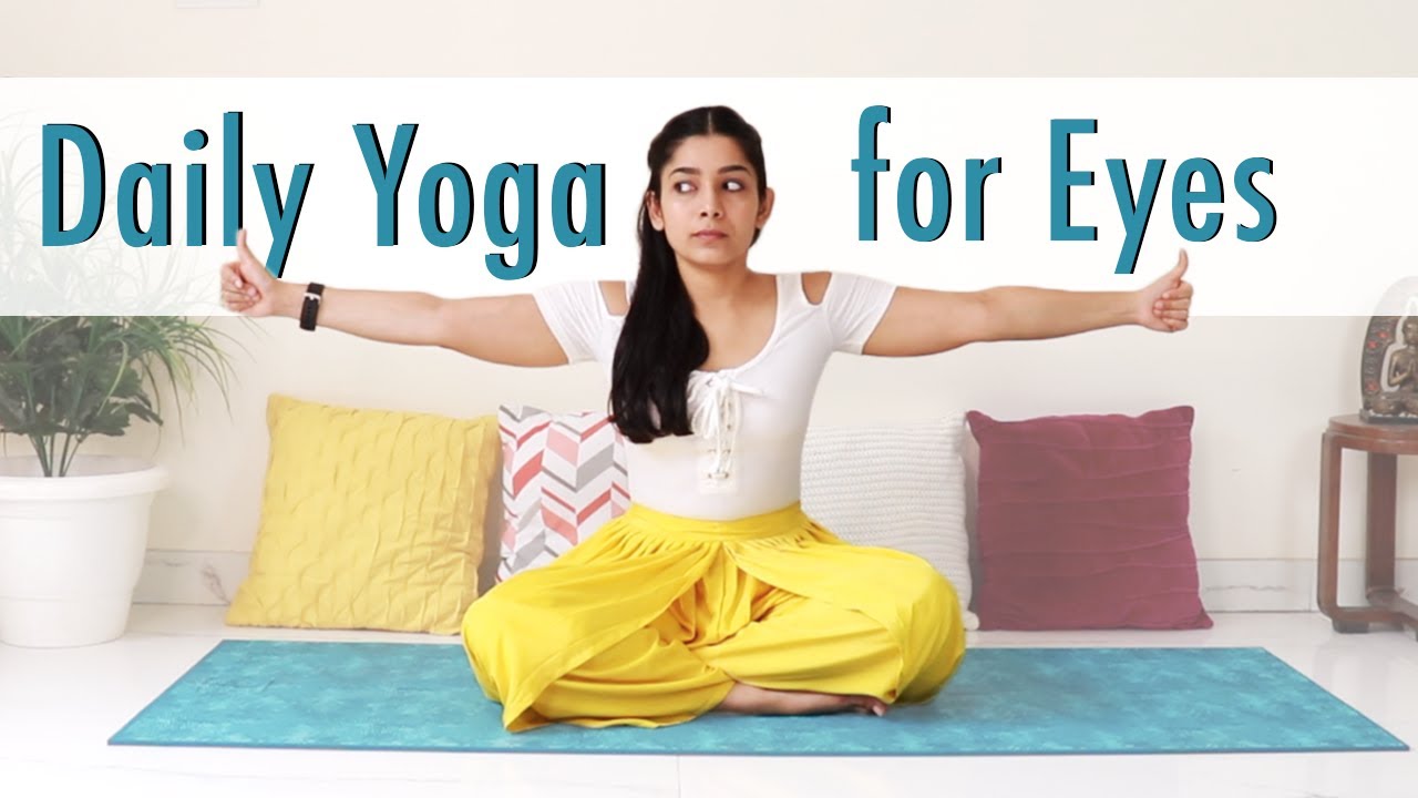 Daily Yoga for Eyes | 5 Eye Exercises to Relax & Strengthen Eye Muscles, reduce Strain(Follow Along)