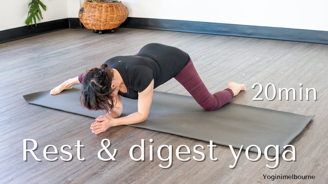 Rest & digest yoga | whole body ease | 20min