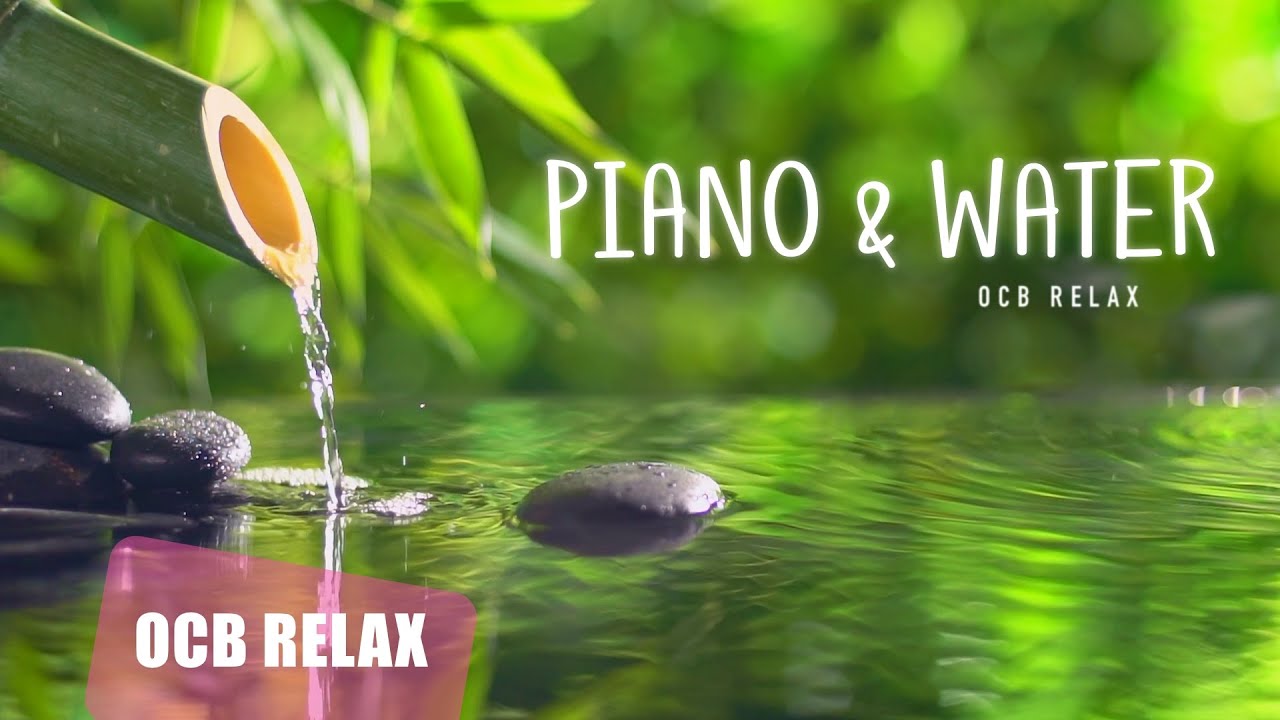 Relaxing Piano Music & Water Sounds 24/7 – Ideal for Stress Relief and Healing